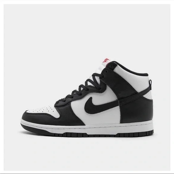 Nike Dunk High top Panda black and white
